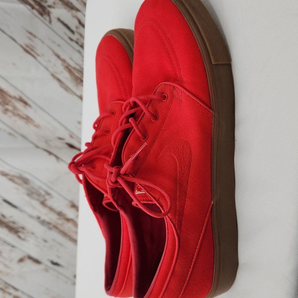 Nike Zoom Stefan Janoski Red Gum Sneakers Skateboarding 333824-662 - Picture 4 of 8
